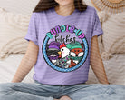 Anchored Grace Boutique graphic tee featuring bold "Bundle Up B****es" design, casual cotton t-shirt for women.