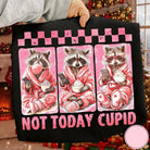 Not Today Cupid graphic tee from Anchored Grace Boutique featuring a playful Cupid design on a casual tee shirt.