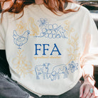 Anchored Grace Boutique FFA graphic tee featuring bold, colorful design on soft cotton fabric, casual and trendy for everyday wear.