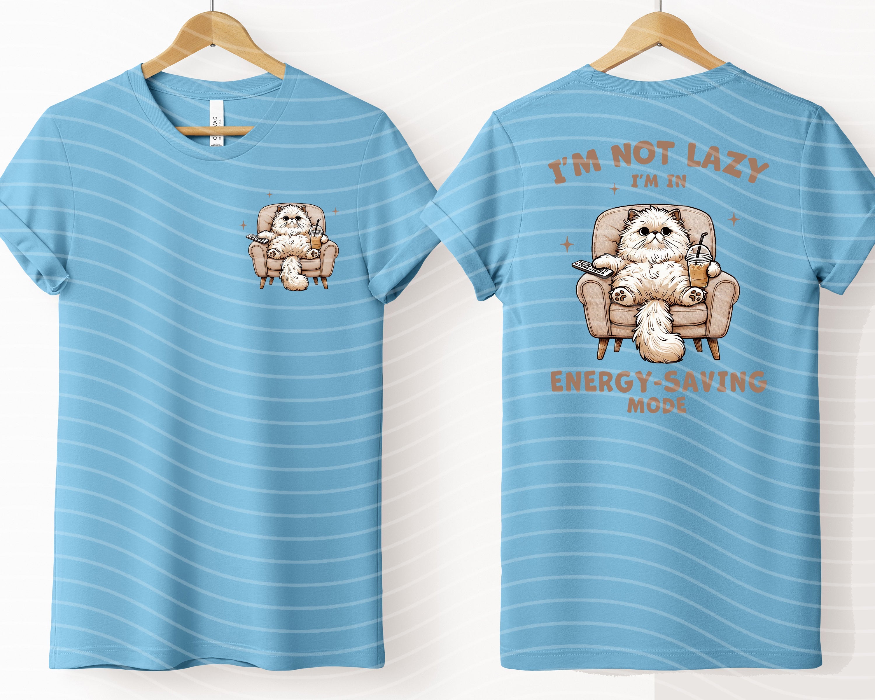 Black I'm Not Lazy graphic tee by Anchored Grace Boutique featuring bold white text on soft cotton fabric.