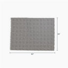 CozyNest Decor outdoor bug shield throw blanket with insect-repellent technology, houndstooth pattern, 50x60 inches for camping or picnics.