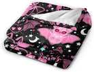 Pink CozyNest Decor fleece throw blanket for kids and adults, soft and cozy for couch, bed, or sofa decor 50x40 inches