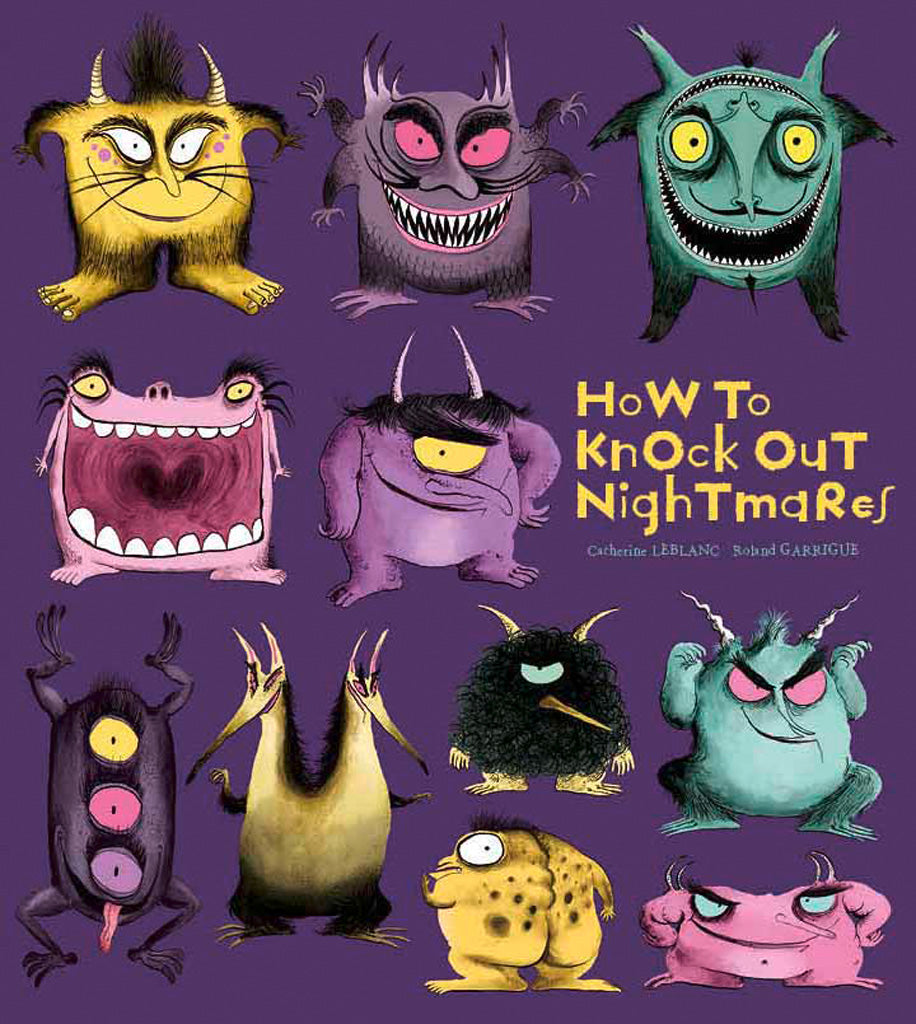 Hardcover book titled "How to Knock Out Nightmares" by Insight Editions with a protective jacket cover displaying artwork.
