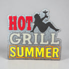Bug & Bean Freshies Hot Grill Summer Freshie air freshener with a vibrant summer-themed design in the image.