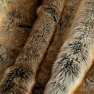 CozyNest Decor large brown faux fur throw blanket for bed and couch, super soft, fuzzy, reversible to plush velvet, 60x80 inches