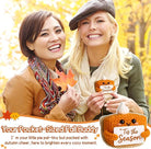 CozyNest Decor mini crochet pumpkin pie plush, a fall-themed collectible doll for autumn home decor or Thanksgiving table decoration.