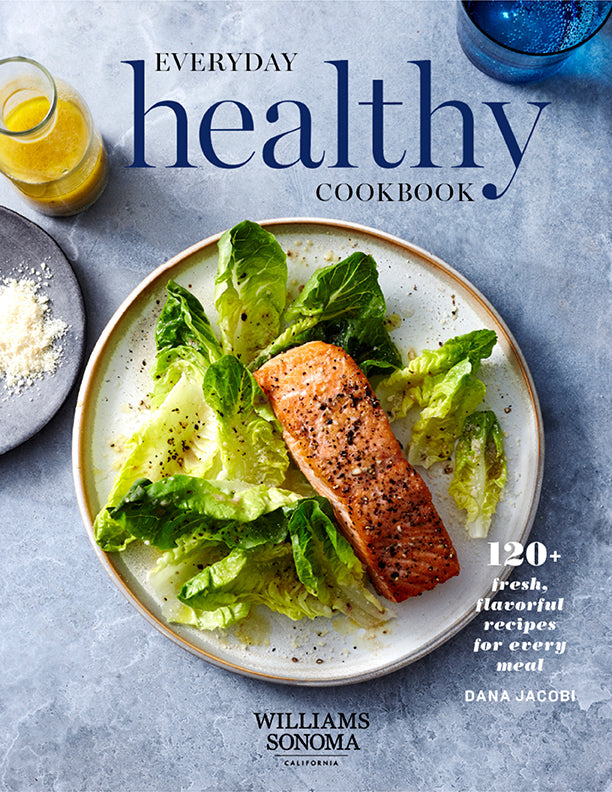 Hardcover of the Everyday Healthy Cookbook by Insight Editions, featuring colorful healthy recipes on the cover.