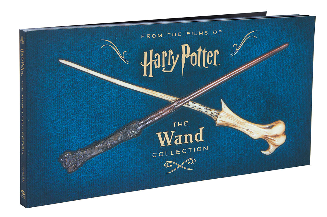Harry Potter Wand Collection gift set with multiple wizarding wands in a display box, from Insight Editions.