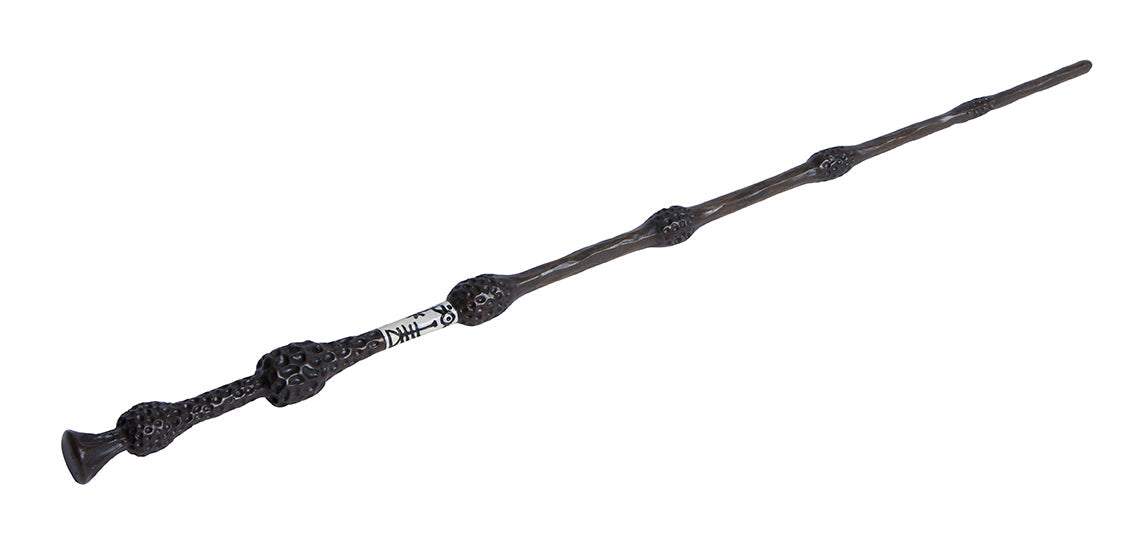 Interior view of the Harry Potter Wand Collection Gift Set kit by Insight Editions, featuring multiple wizard wand replicas arranged in the box.
