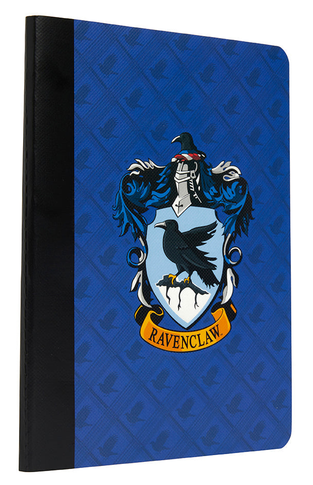 Ravenclaw notebook and page clip set from Harry Potter by Insight Editions, featuring a softcover with Ravenclaw crest design.