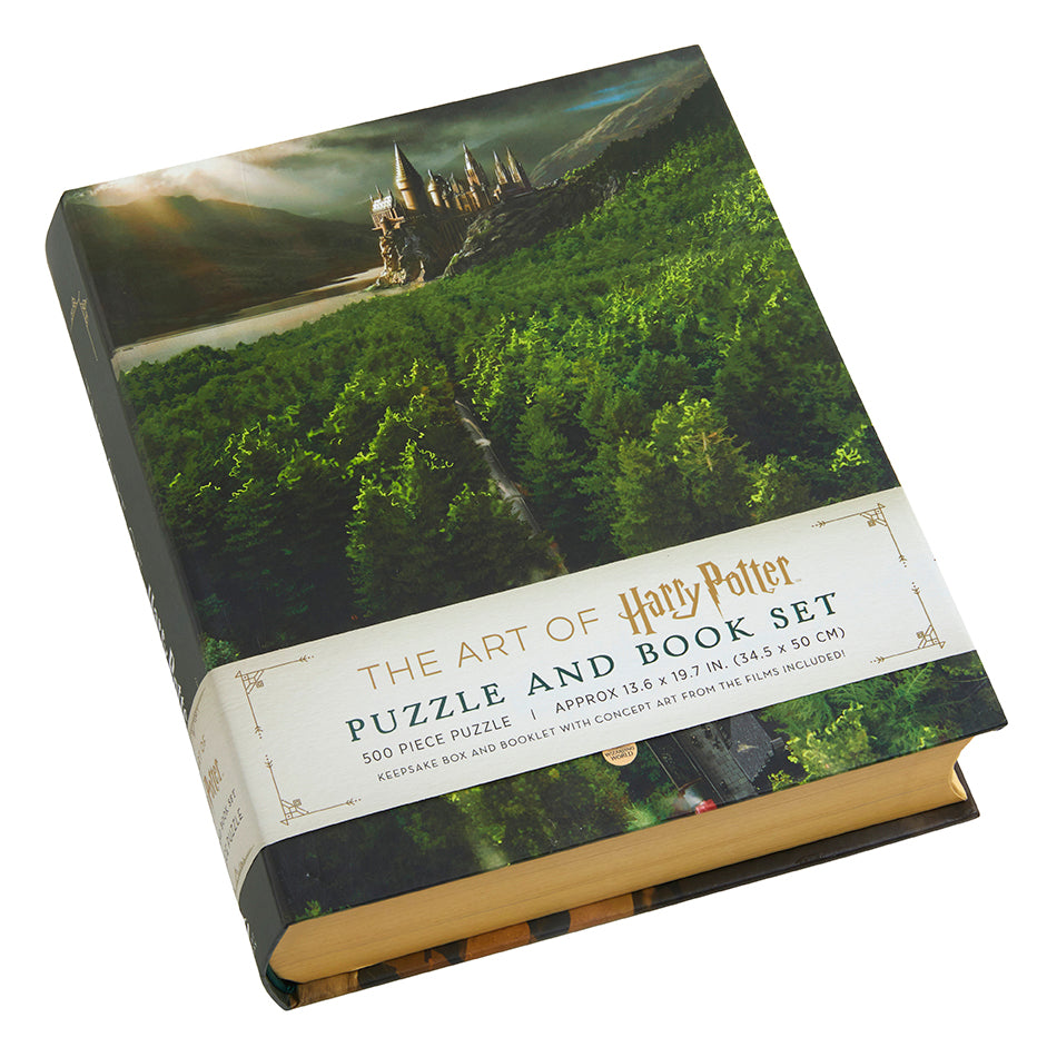 Insight Editions Harry Potter puzzle and book set featuring a magical-themed cover, perfect for fans and collectors.