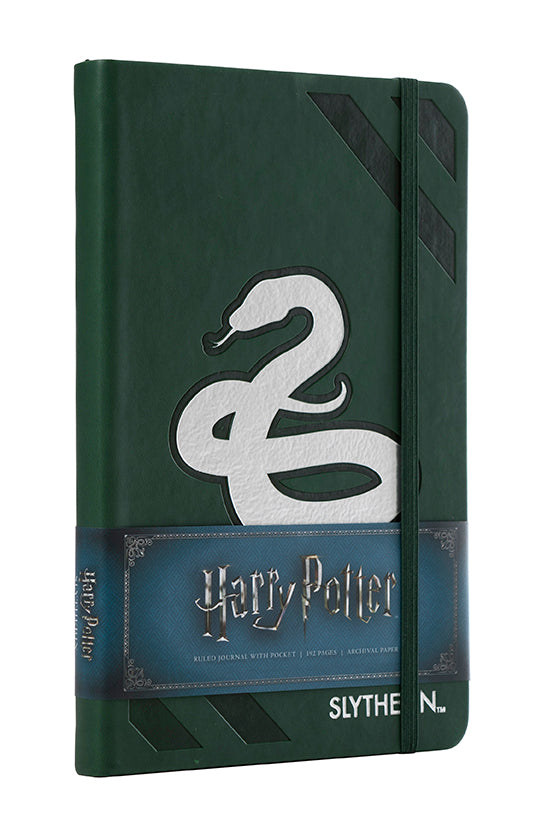 Harry Potter Slytherin boxed gift set kit from Insight Editions, featuring themed packaging and collectible items inspired by Slytherin house.