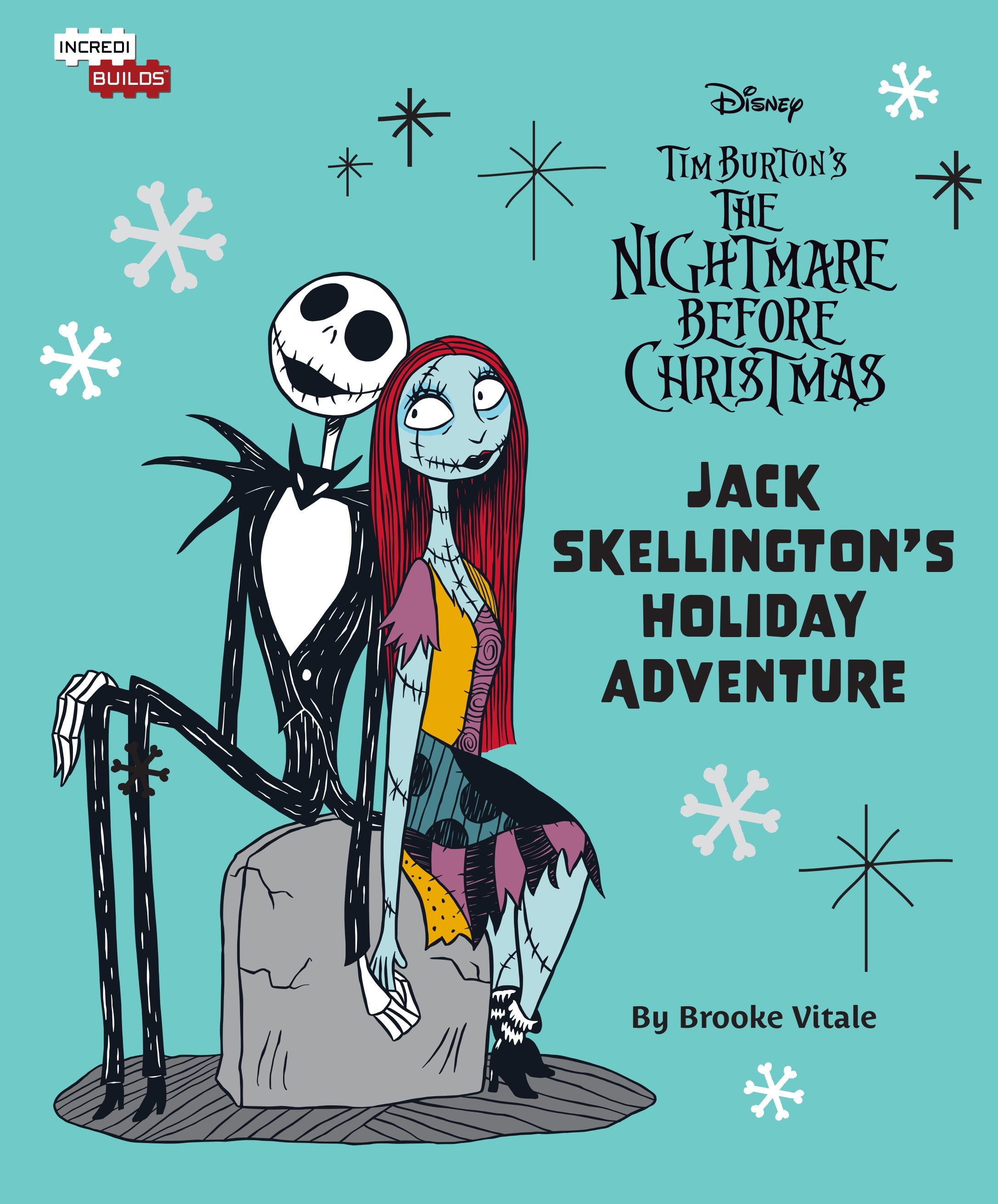 Insight Editions Nightmare Before Christmas Jack Skellington 3D wood model kit with instruction book, detailed inside view.