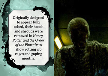 Open hardcover of Harry Potter: The Mini Book of Dark Arts by Insight Editions, showing illustrated interior pages.