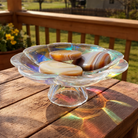 Natural banded agate palmstones with smooth polished surface, showcasing vibrant colors and intricate banding patterns.