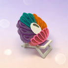 Bug & Bean Freshies Beach Chair Freshie Stand with colorful, portable beach chair display for summer outdoor use.