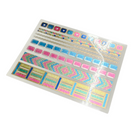 Temporary tattoo bracelet pack by The Bullish Store with 8 assorted bracelet-style tattoos on a single sheet.
