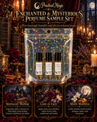 Practical Magic Store enchanted perfume oil for women, 10ml roll-on with floral musk scent, long-lasting, alcohol-free, vegan fragrance.