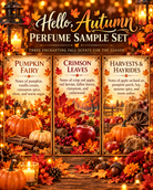 Seasonal Fall perfume oil for women featuring floral musk scent, roll-on, vegan, alcohol-free, long-lasting jojoba oil fragrance in 10ml bottle