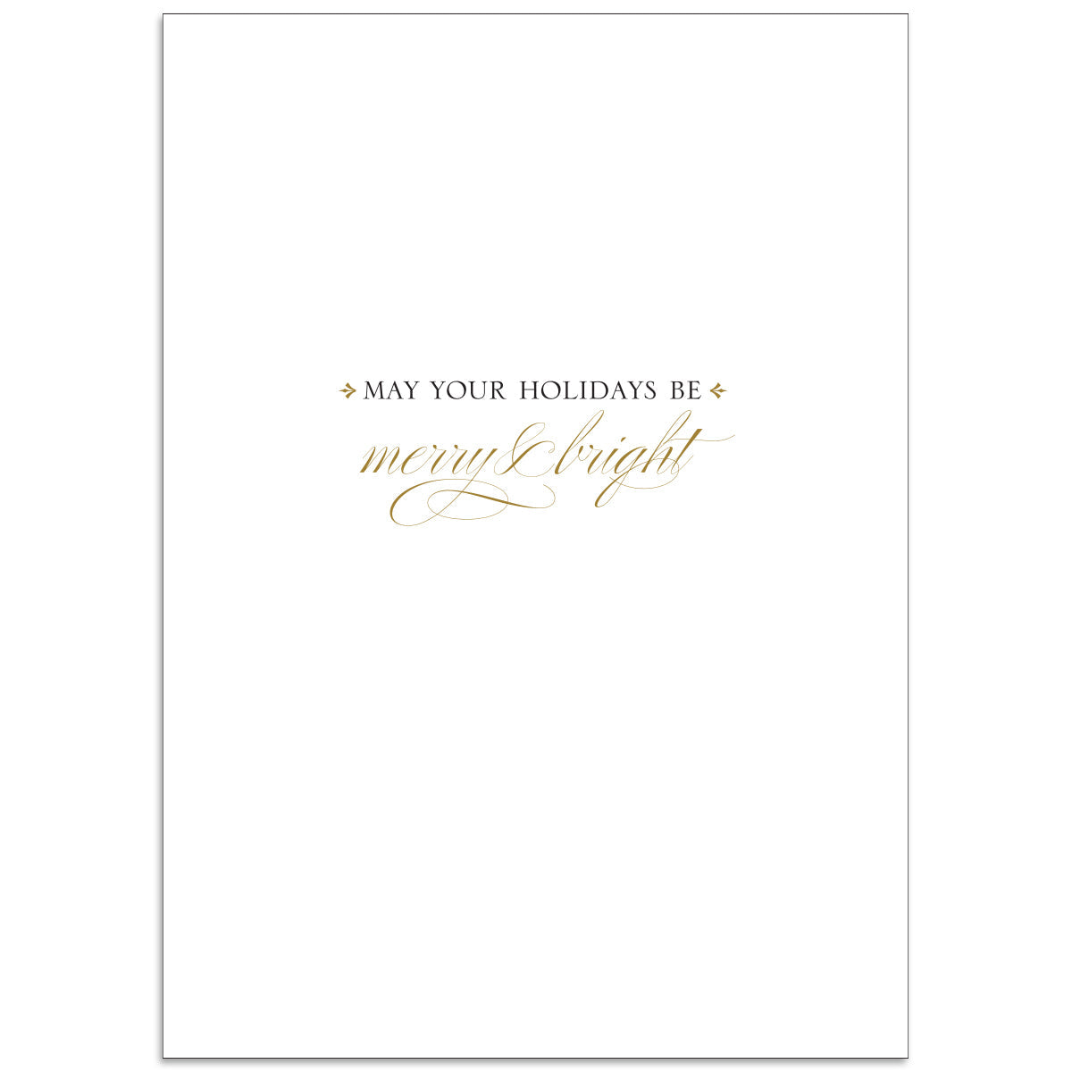 Inside view of Anna Griffin Inc. Gold Wreath boxed card set with 10 elegant greeting cards featuring gold wreath designs.
