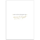 Inside view of Anna Griffin Inc. Gold Wreath boxed card set with 10 elegant greeting cards featuring gold wreath designs.