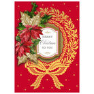 Gold wreath boxed greeting cards by Anna Griffin Inc., set of 10, featuring elegant gold wreath designs on high-quality cardstock.