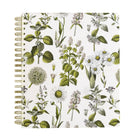 Botanical blank spiral notebook by Anna Griffin Inc. with floral cover design and lined pages for note-taking or journaling.
