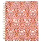 Damask spiral notebook by Anna Griffin Inc. with elegant black and white damask cover, spiral binding, and lined pages inside.
