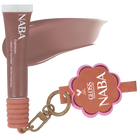 Four NABA Cosmetics USA lipglosses in a kit, featuring various shades with shiny, smooth finishes on clear packaging.