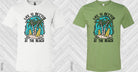 Beach-themed graphic tee by Anchored Grace Boutique featuring the phrase "Life is Better at the Beach" on a casual cotton t-shirt.