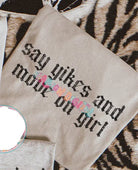 Say Yikes and Move On girl graphic tee from Anchored Grace Boutique, featuring a casual design with bold text on soft fabric.