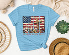 America Needs Jesus graphic tee by Anchored Grace Boutique, featuring bold religious message on a casual t-shirt.