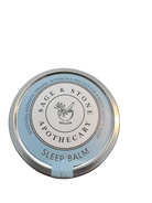 Sage & Stone Sleepy Balm jar with natural ingredients, designed for relaxation and personal wellness.