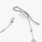Gold stainless steel Evil Eye crystal anklet by ALEX AND ANI featuring a delicate charm and intricate design.