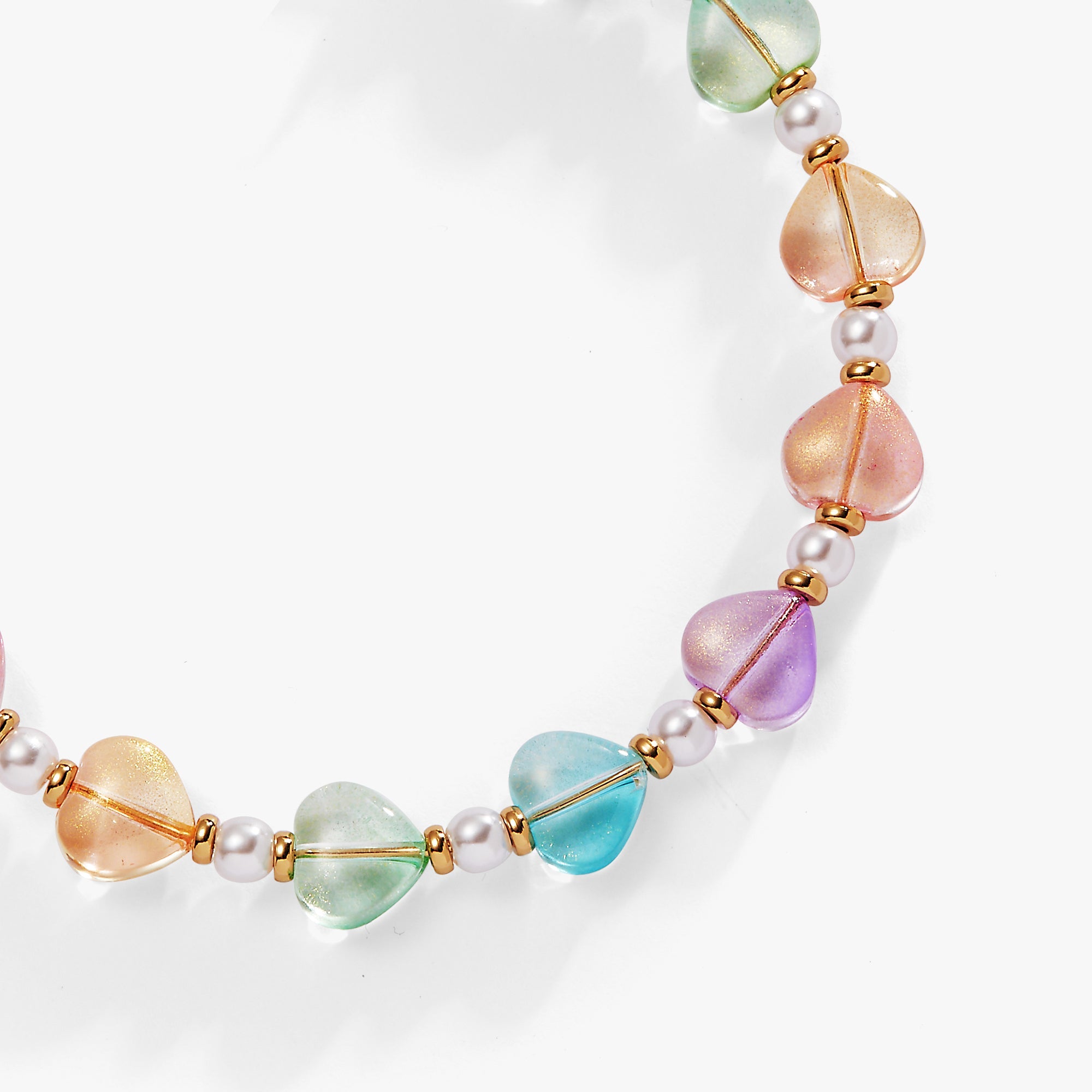 Colorful Heart Beaded Bangle bracelet by ALEX AND ANI featuring vibrant beads and a gold-tone heart charm.
