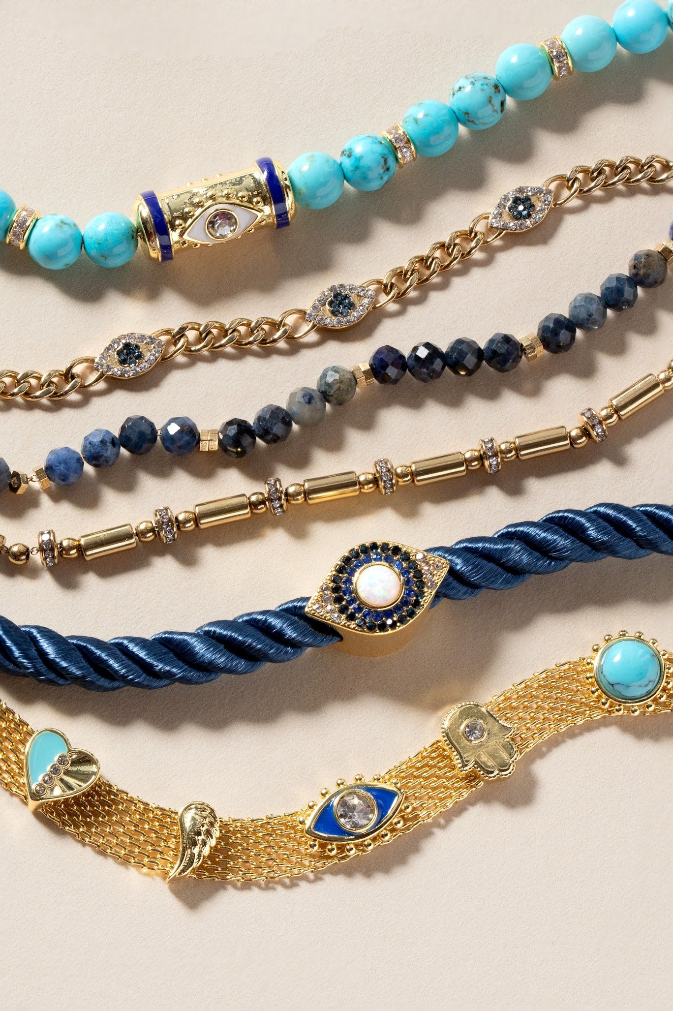 Gold Evil Eye Bolo Bracelet by ALEX AND ANI featuring adjustable cord and eye charm for stylish protection.