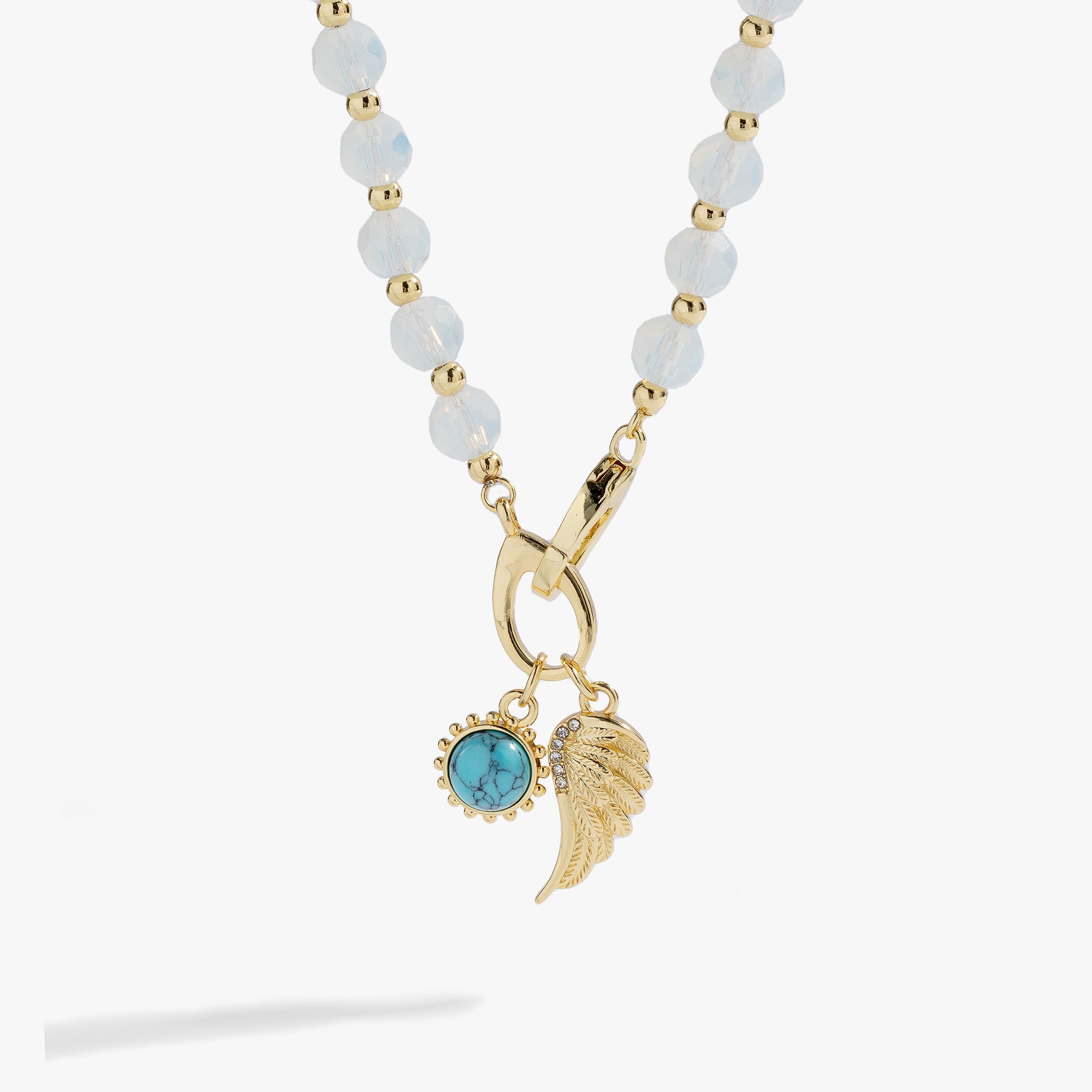 Gold Guardian Angel Wrap Bracelet by ALEX AND ANI with intricate angel charm and adjustable wrap design.