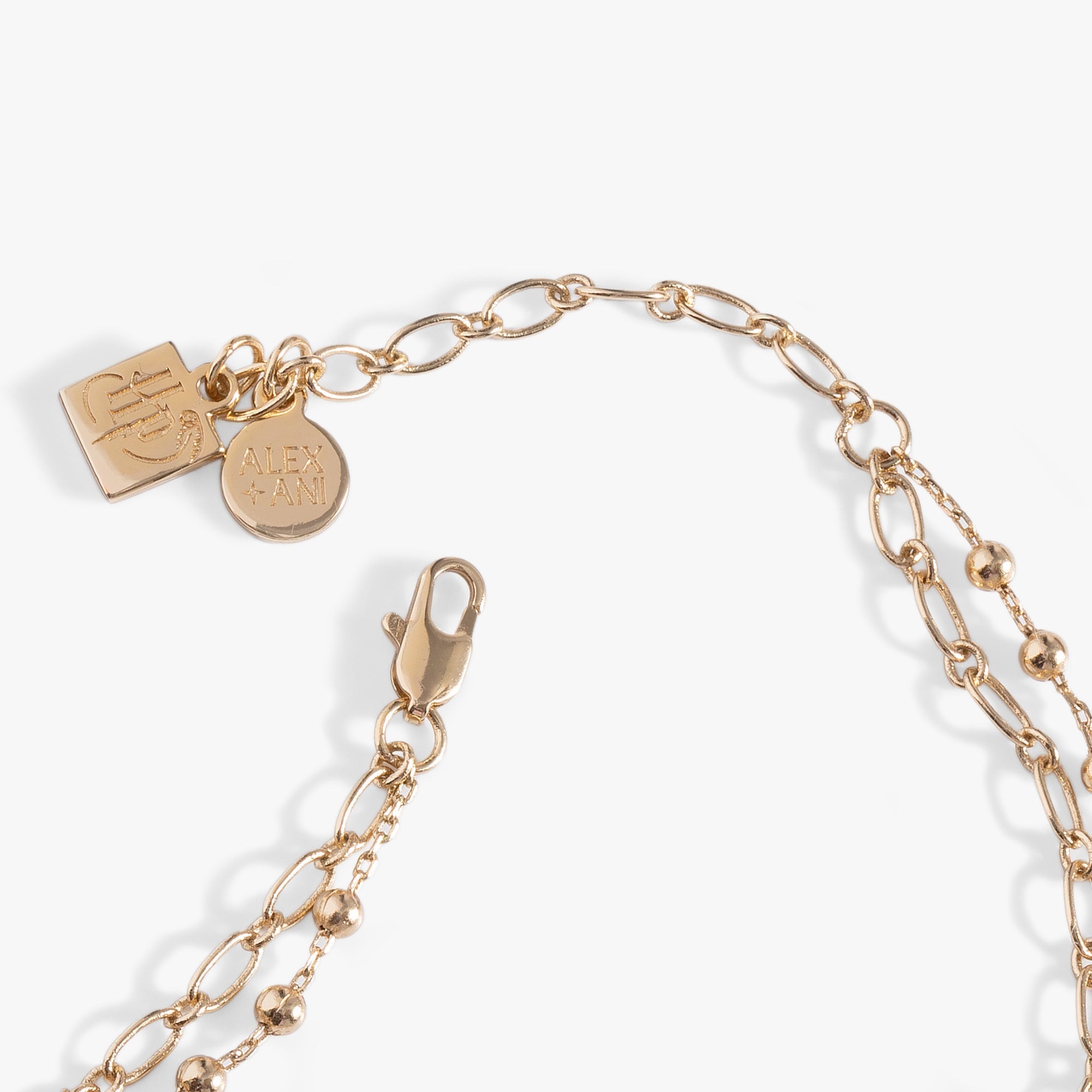 Gold Harry Potter™ Flying Keys adjustable bracelet by ALEX AND ANI featuring magical key charms on a stylish bracelet.