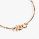 Gold Lucky Symbol Bolo Bracelet by ALEX AND ANI featuring a adjustable cord and a lucky charm pendant.