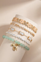 Gold PEEPS® Bunny Bolo Bracelet by ALEX AND ANI featuring a playful bunny charm on a sleek bolo bracelet.