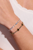 Gold PEEPS® Bunny Bolo Bracelet by ALEX AND ANI featuring a bunny charm and adjustable cord for a stylish accessory.