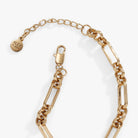 Gold Sodalite Evil Eye Chain Bracelet by ALEX AND ANI featuring a beaded design and protective evil eye charm.