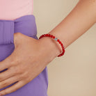 Maroon Harry Potter™ Illumination Wrap Bracelet by ALEX AND ANI featuring magical-inspired design and adjustable wrap style.
