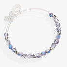 Silver Harry Potter Deathly Hallows beaded bangle bracelet by ALEX AND ANI with detailed bead design and charm accents.