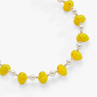 Silver PEEPS® Chick beaded bangle bracelet by ALEX AND ANI featuring colorful chick beads and a sleek silver design.