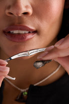 Silver Wizard of Oz Wicked Witch Broom Bypass Cuff bracelet by ALEX AND ANI featuring a detailed broom and witch motif.