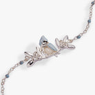 Silver Tufted Titmouse Bird Bracelet by ALEX AND ANI featuring a detailed bird charm on a sleek bracelet.