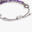 Set of three silver butterfly stranded bracelets by ALEX AND ANI, featuring stainless steel design with delicate butterfly accents.