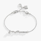 Sterling silver Harry Potter Wand adjustable bracelet by ALEX AND ANI with detailed wand charm and sleek design.