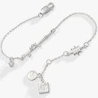 Sterling silver Harry Potter wand adjustable bracelet by ALEX AND ANI featuring detailed wand charm and sleek design.